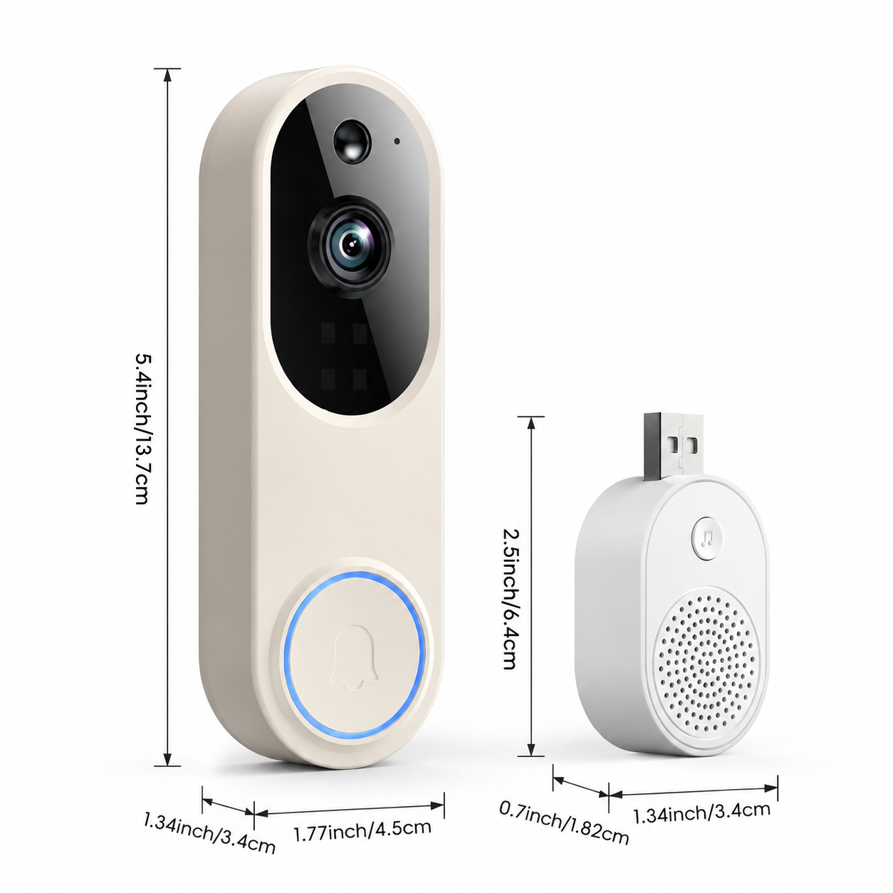 Smart Wireless Doorbell Camera