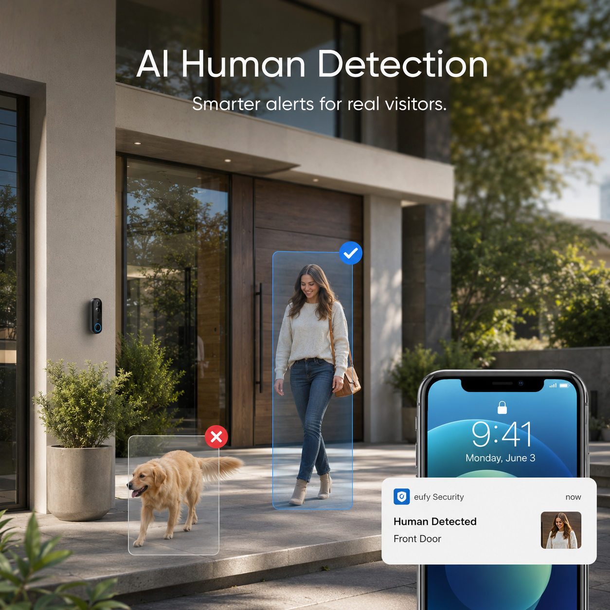 Smart Wireless Doorbell Camera