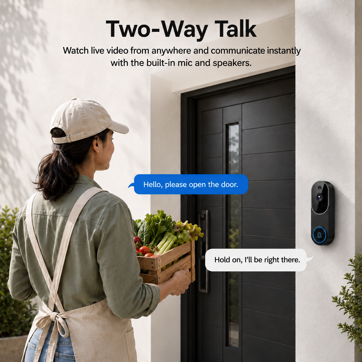 Smart Wireless Doorbell Camera