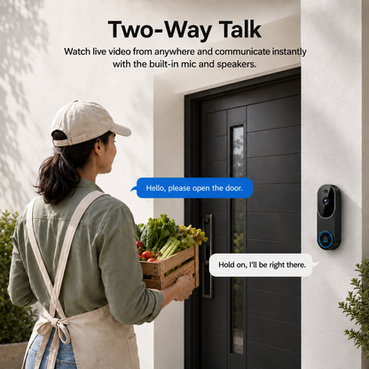 Smart Wireless Doorbell Camera