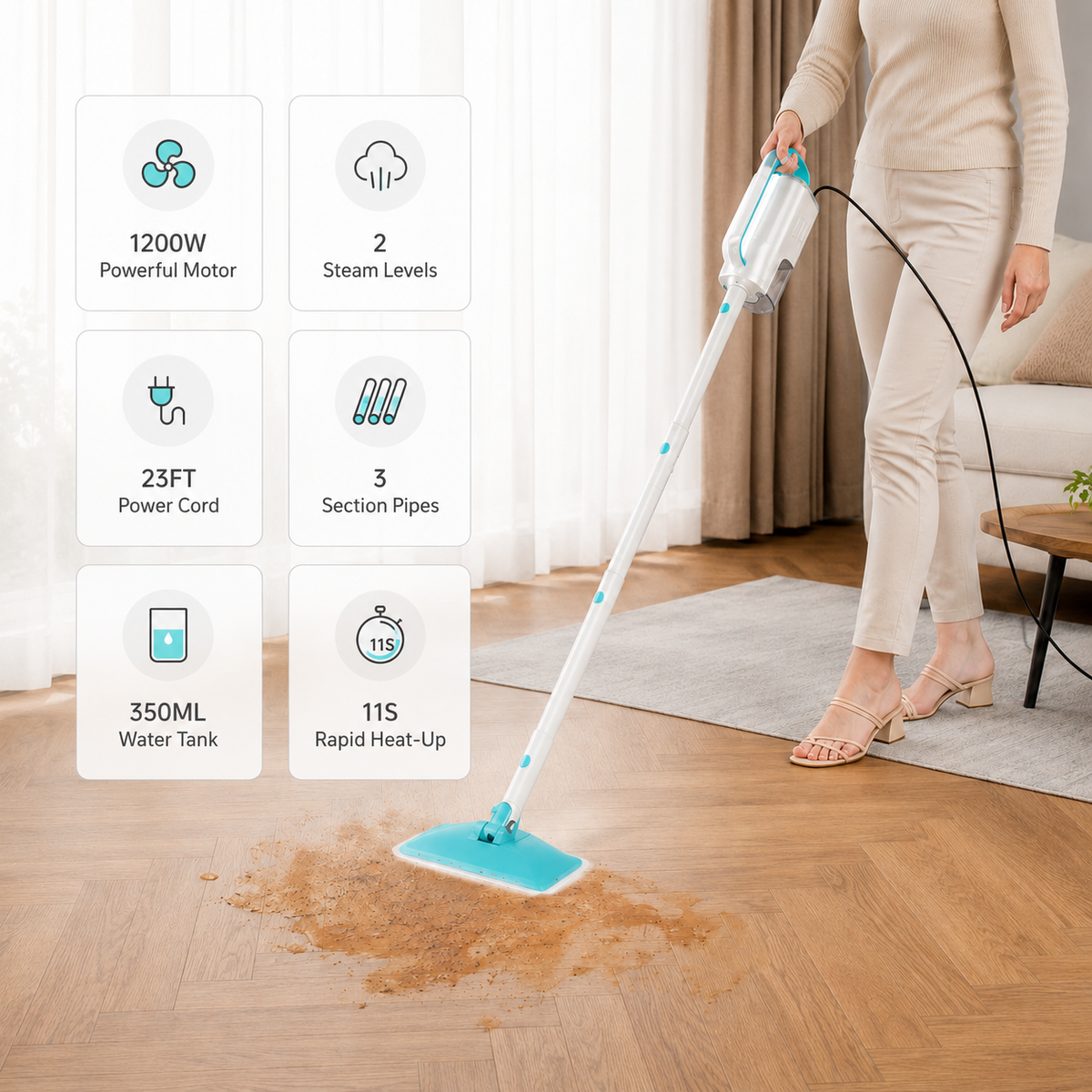 12-in-1 Steam Mop