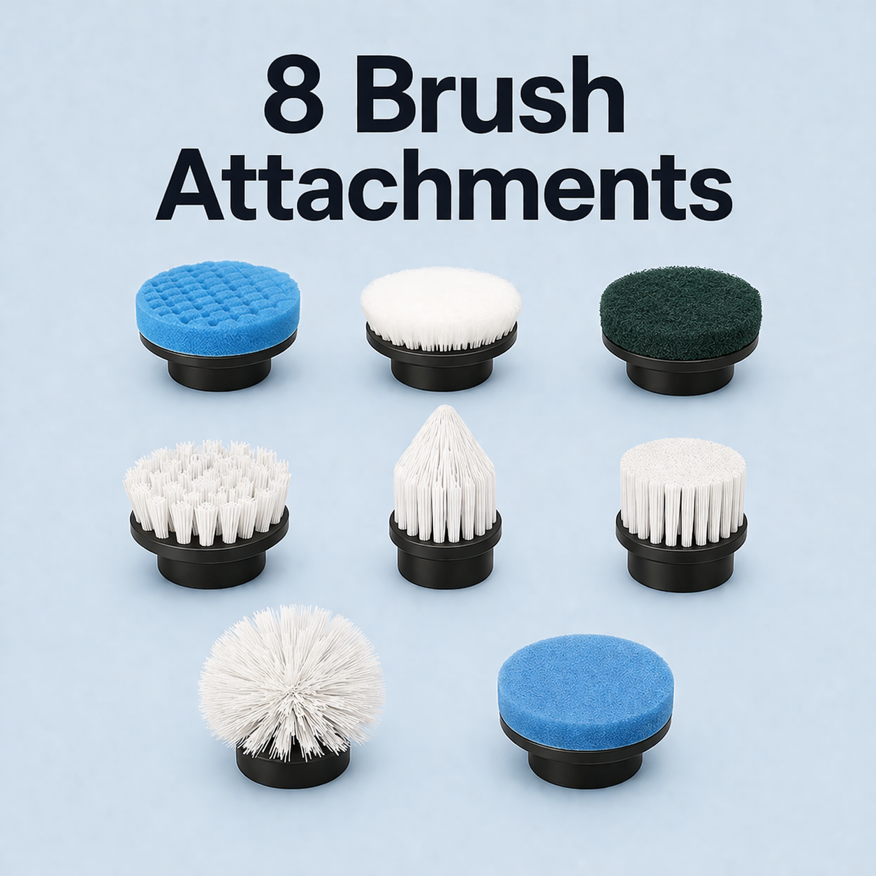 9-in-1 Electric Spin Scrubber