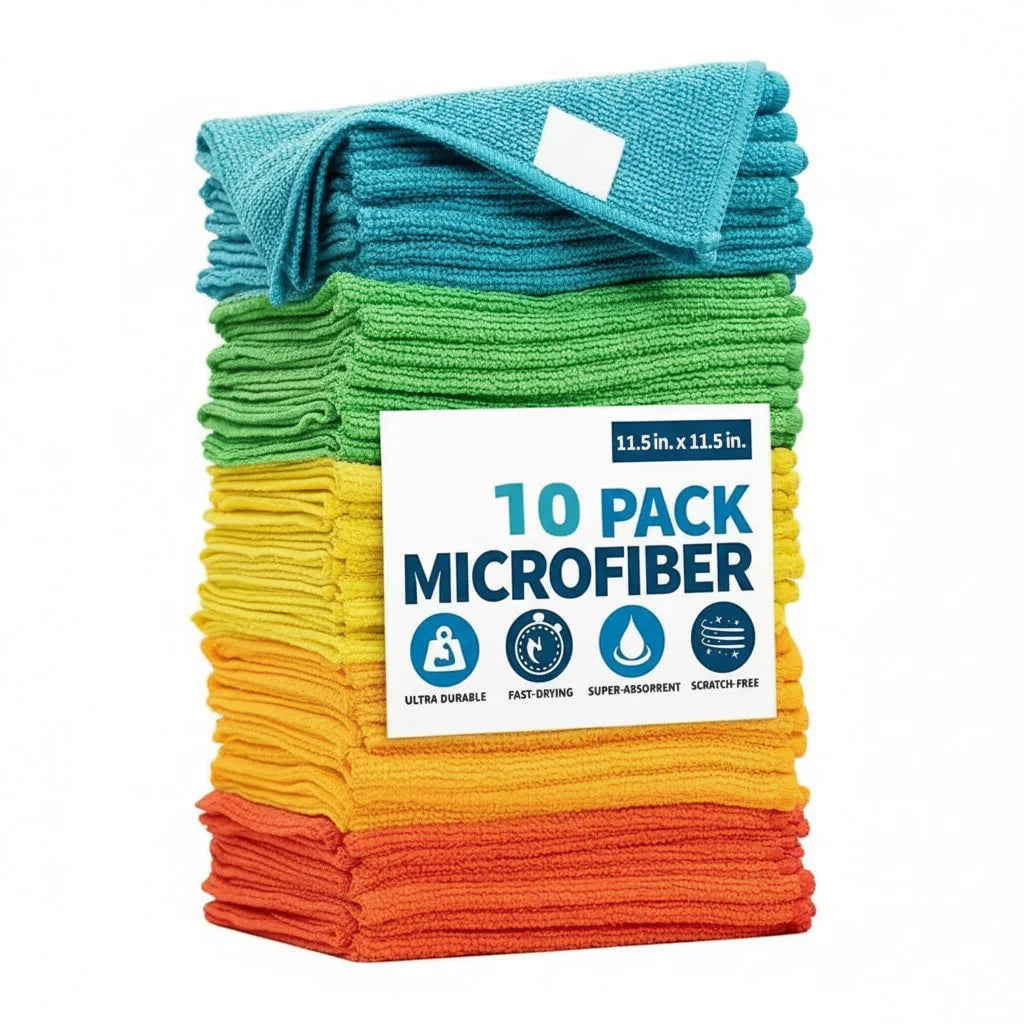 Microfiber Cloths 10 Pack