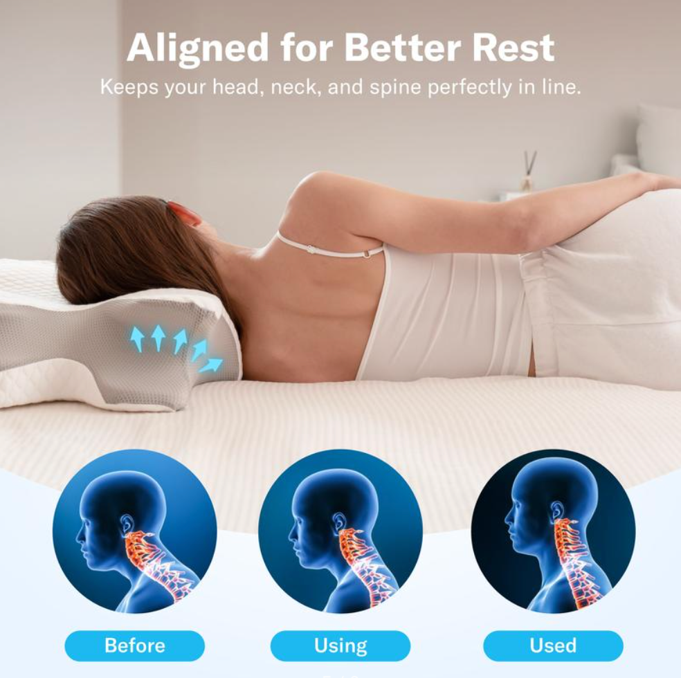 RestAlign™ Neck Support Pillow